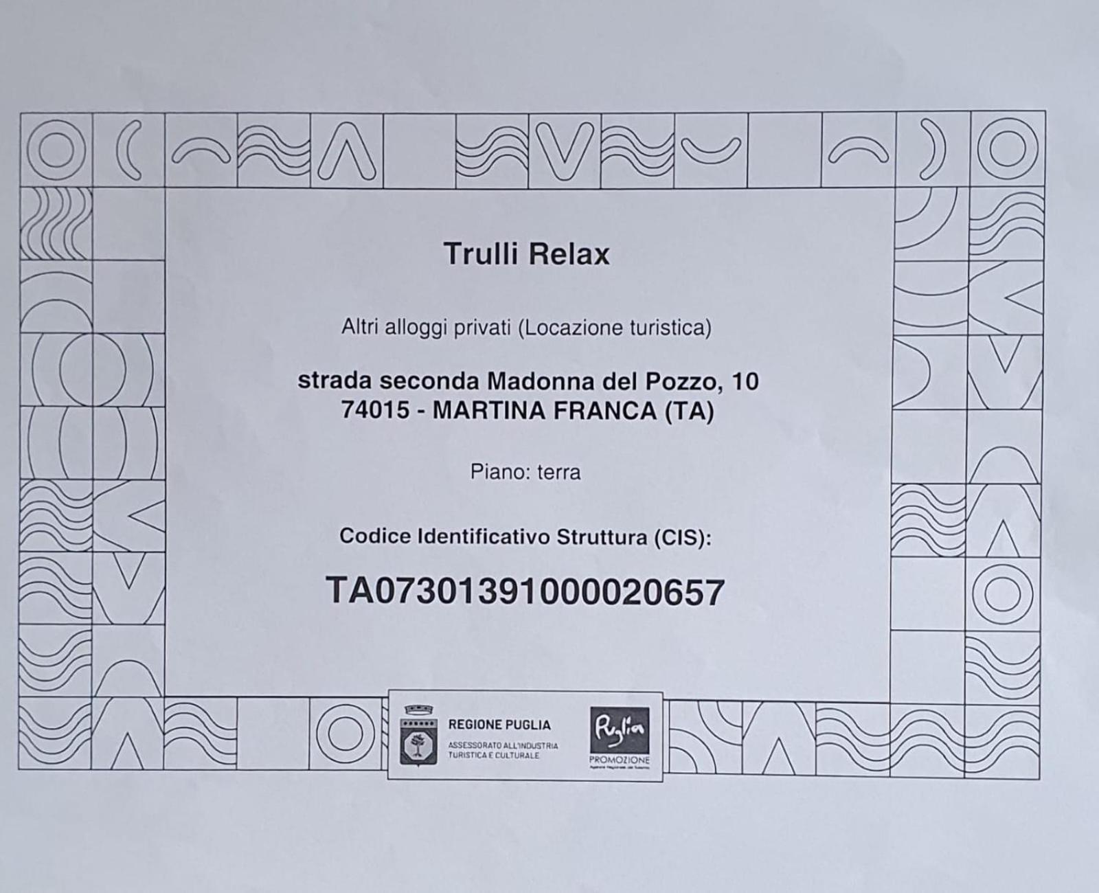 Trulli Relax A Martina Franca Villa Ngoại thất bức ảnh
